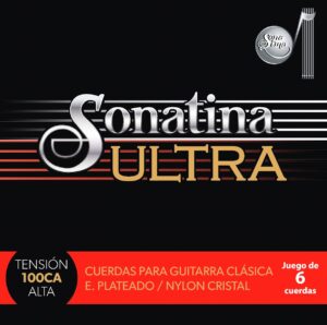 Jgo. de 6 Cuerdas Sonatina «Ultra» para Guitarra Clasica Profesional , Mod. 100-CA6